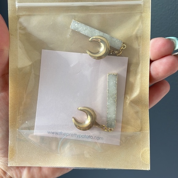 Pretty potato earrings - Picture 2 of 4